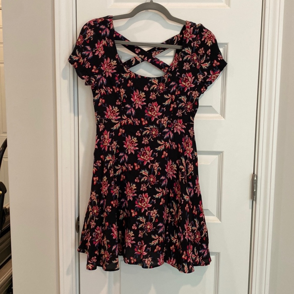 Kimchi Blue Fit and Flare Floral Dress